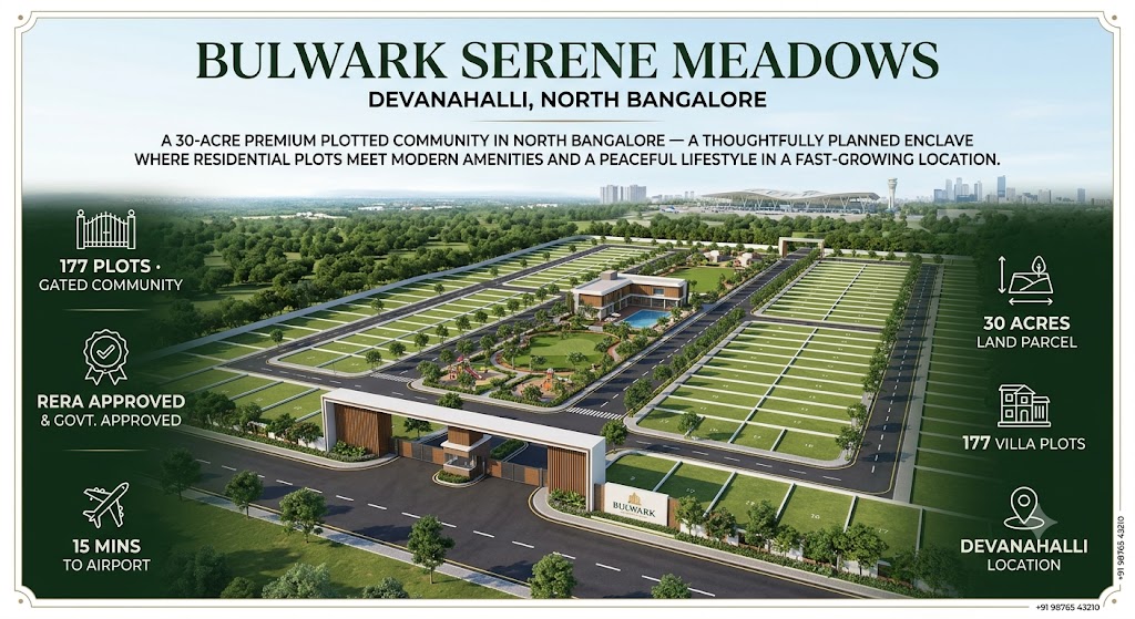 Bulwark Serene Meadows – Premium Residential Plots in Devanahalli